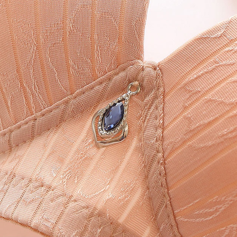 Áo ngực AOWEINISI hỗ trợ ngân ngực phong cách truyền thống tự nhiên đơn giản với cúp mỏng