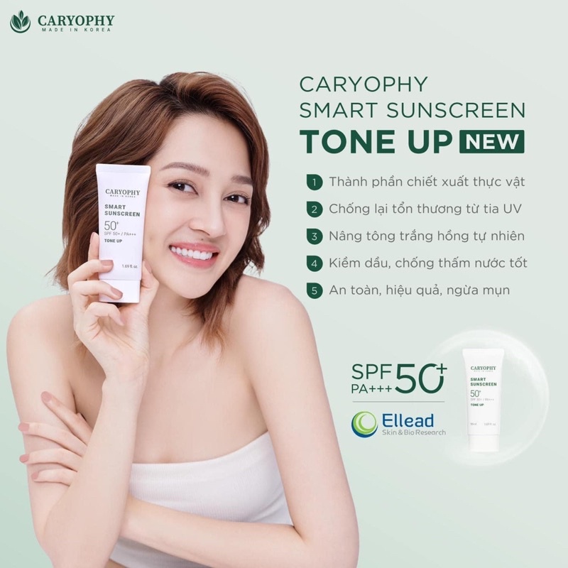 Kem Chống Nắng Nâng Tone CARYOPHY SUNSCREEN