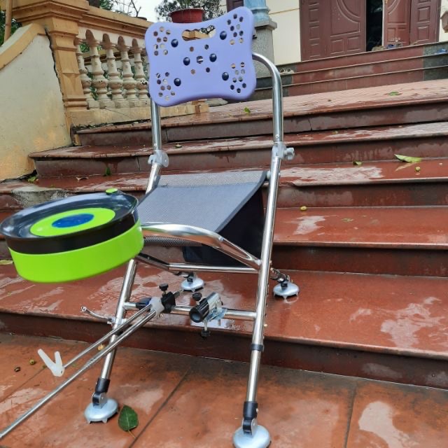 ghế câu đài địa hình ghế chất liêu inox siêu khoẻ y hình