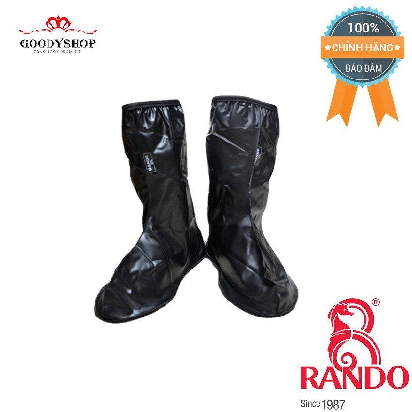 Giày Boots Đi Mưa Rando OBPS-04 Đen,che chở người thân yêu của bạn. Goodyshop