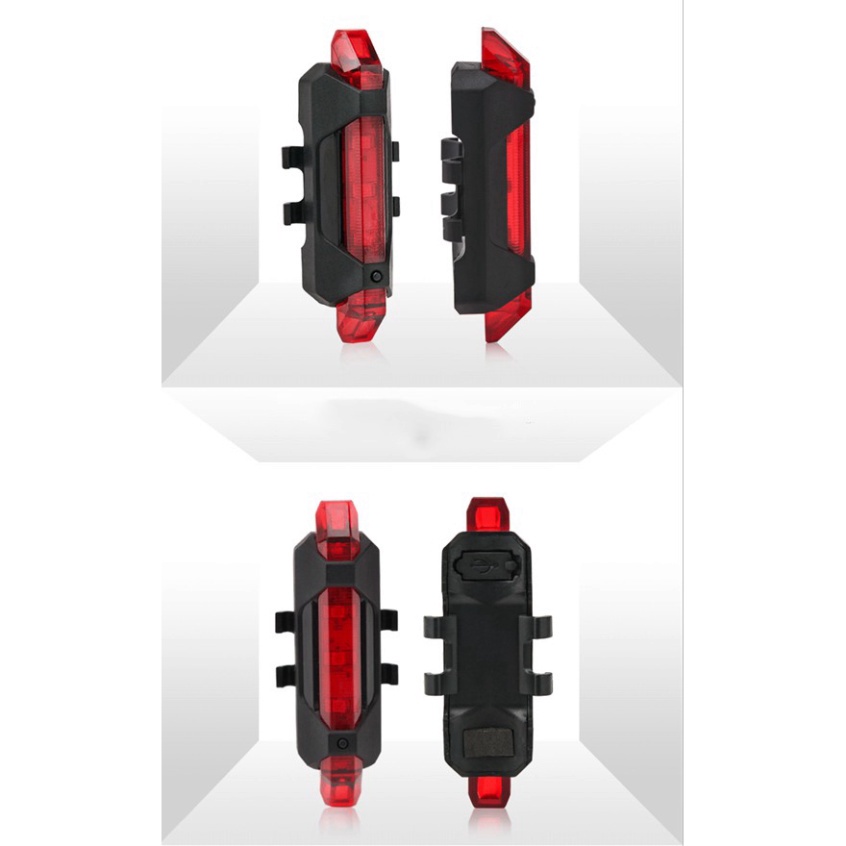 Đèn LED sạc USB gắn đuôi xe đạp chống thấm nước chất lượng cao DANA