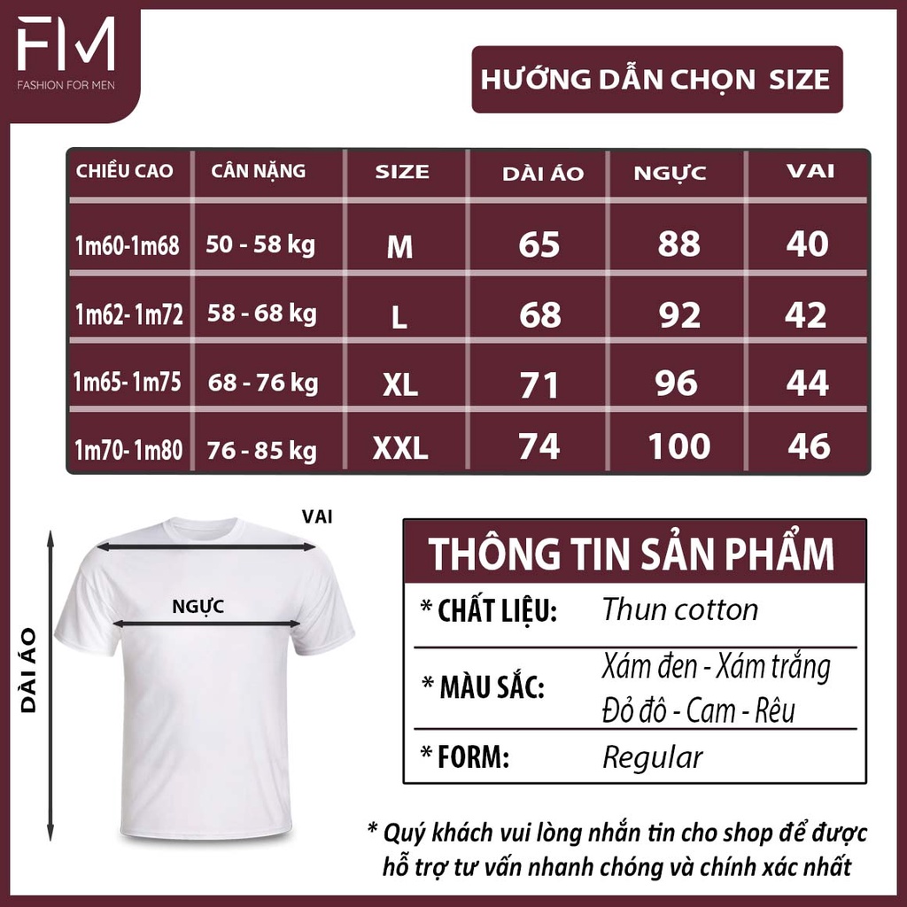 Áo thun nam cổ tròn tay ngắn, chất thun cao cấp, trẻ trung, năng động – FORMEN SHOP – FMPS005 | BigBuy360 - bigbuy360.vn