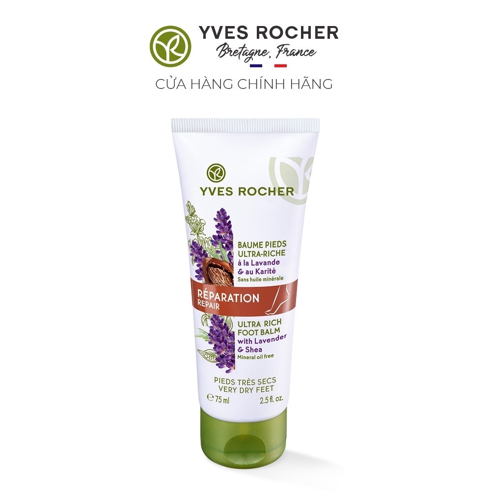 Kem dưỡng chân da chân Yves Rocher Ultra Rich Foot Balm 75ml