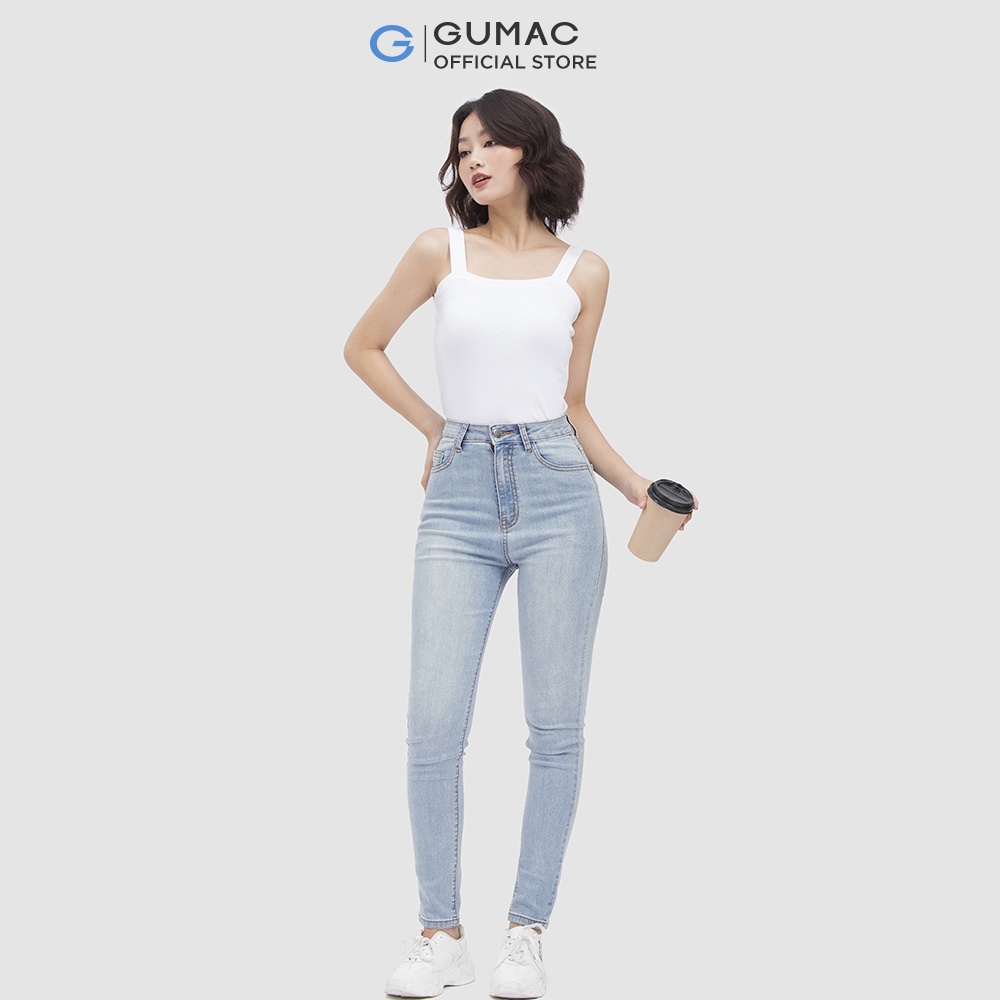 [Mã WABRGUM giảm 10% tối đa 30K đơn 99K] Áo tanktop bản dây thời trang GUMAC ATC04054 | BigBuy360 - bigbuy360.vn