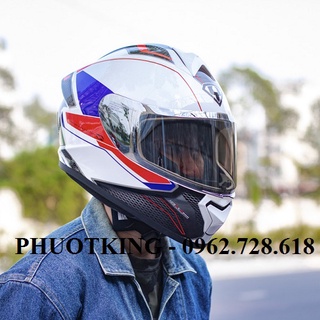 [Tặng găng 100k] Mũ bảo hiểm fullface YOHE 977