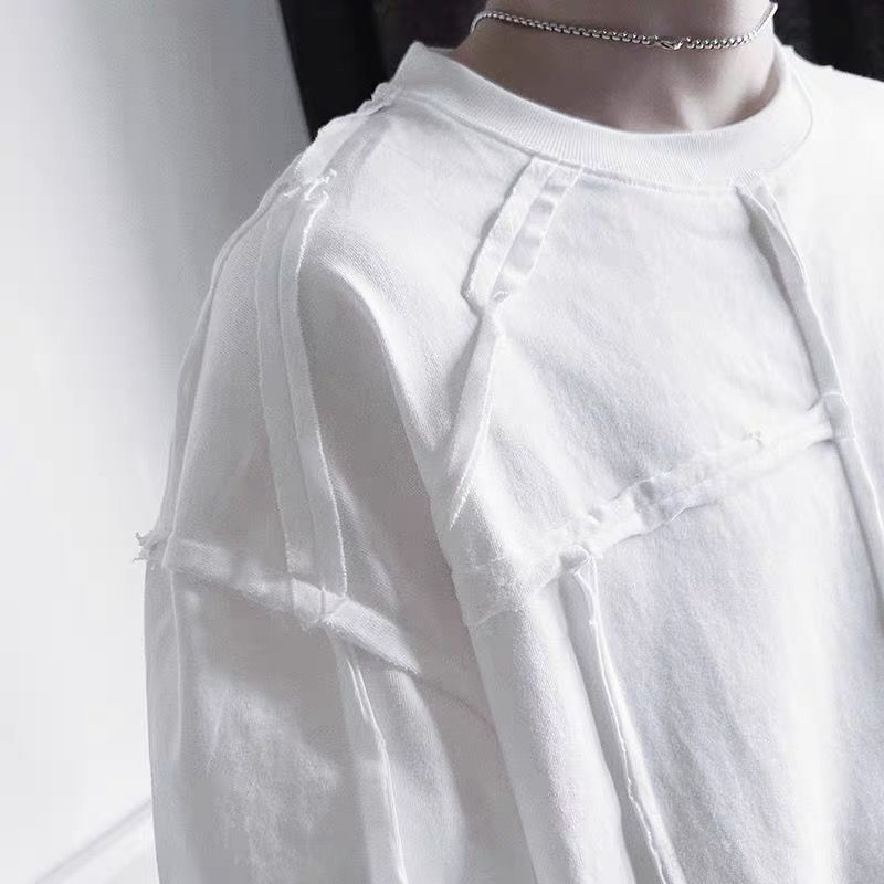 Áo Thun Tay Ngắn Màu Trơn Dáng Rộng Thời Trang Mùa Hè Cho Nam Giới 2022