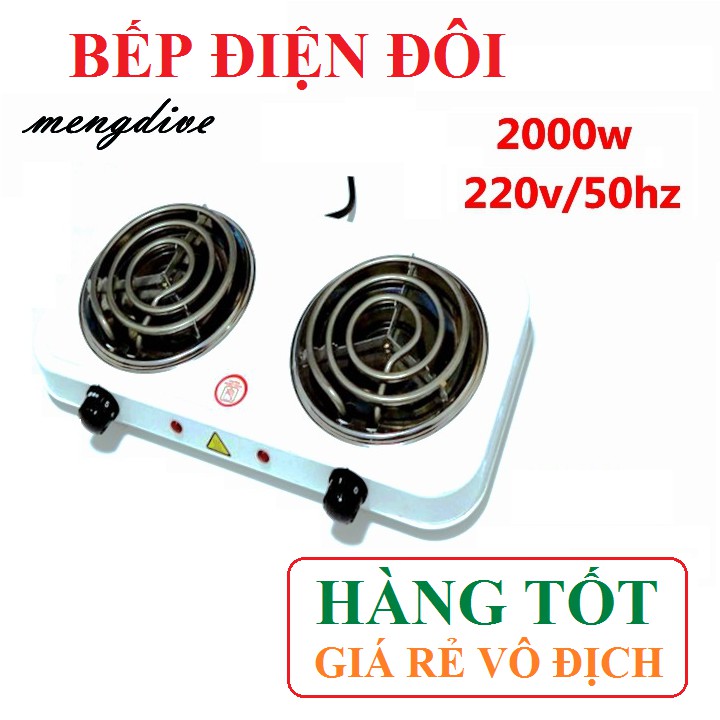 Bếp điện đôi 2000w