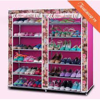 KỆ ĐỰNG GIÀY 6 TẦNG HOA VĂN
