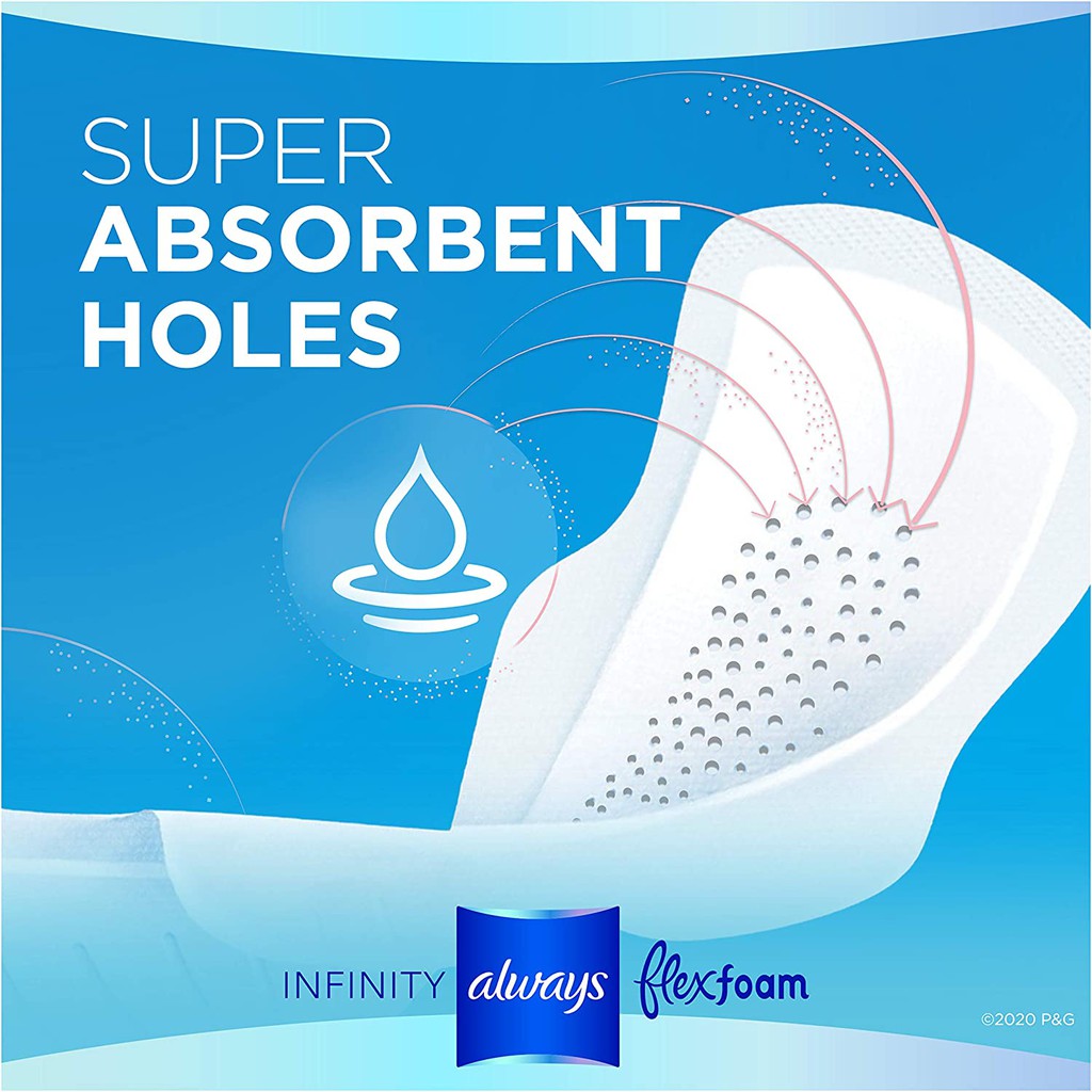 Băng vệ sinh có cánh ALWAYS Infinity Flexfoam