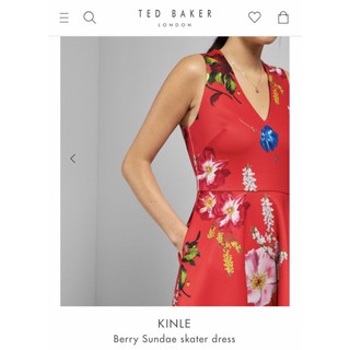 Đầm đỏ Ted Baker