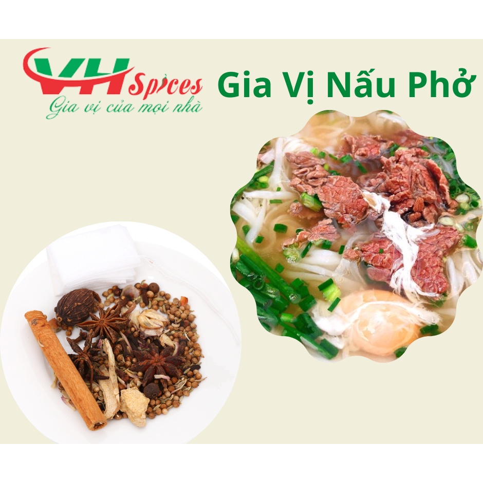 Combo Gia Vị Nấu Phở Gà - Bò 75g/gói Việt Hiệp