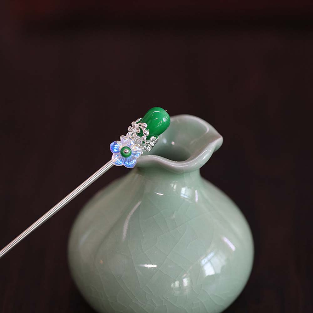 Trâm cài tóc bằng kim loại phối tua rua phong cách trung hoa cổ điển cho nữ