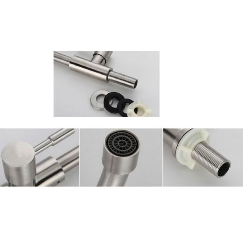 Ngổng rửa bát đơn cứng inox 304