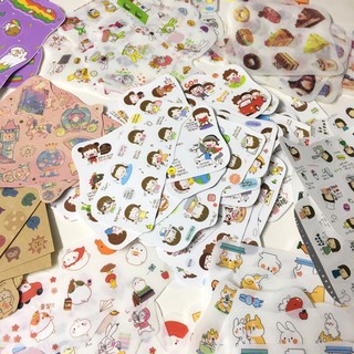 Combo 10 mẫu sticker cute dán trang trí planner, scrapbook,... size nhỏ 1-3cm