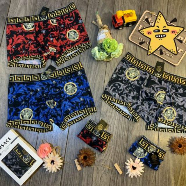 Bộ 3 boxer quần lót sịp nam thun lạnh siêu mềm mát đủ 3 màu, kiểu dáng trẻ trung, ko ưng đổi trả thoải mái