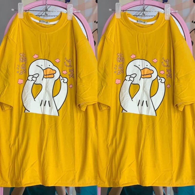 (Freeship đơn 50k) Áo phông con vịt chất cotton siêu mát cho nữ