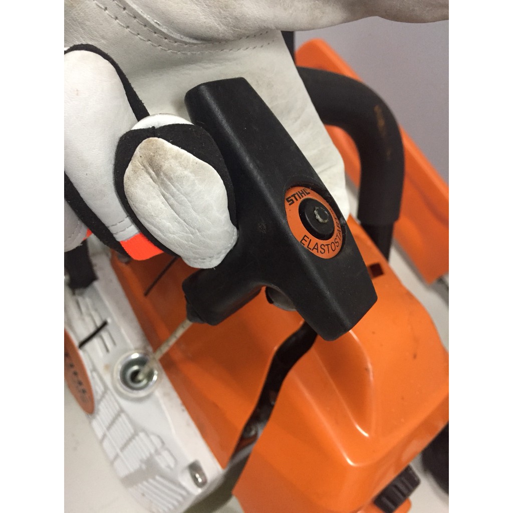 Tay nắm giật máy cưa Stihl ElastoStart và dây 4.5 mm. Made in Germany - thắng máy cưa xích