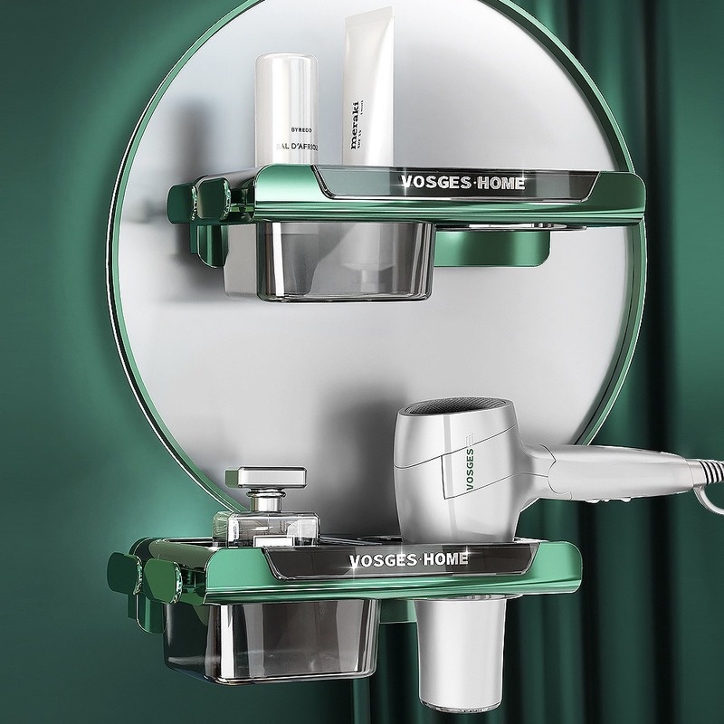 Giá Treo Máy Sấy Tóc Đa Năng Nhẹ Nhàng Sang Trọng Không Cần Khoan Lỗ Cho Nhà Tắm