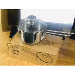 Nồi Quánh nấu bột Inox 3 đáy Fivestar size 16cm chất liệu đẹp