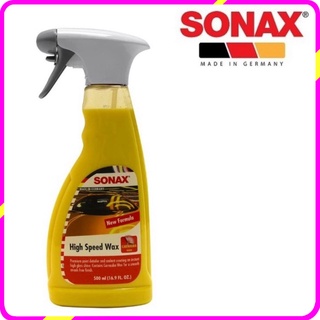 Chai xịt đánh bóng sơn ướt Sonax Highspeed Wax 288200, dung tích 500ml