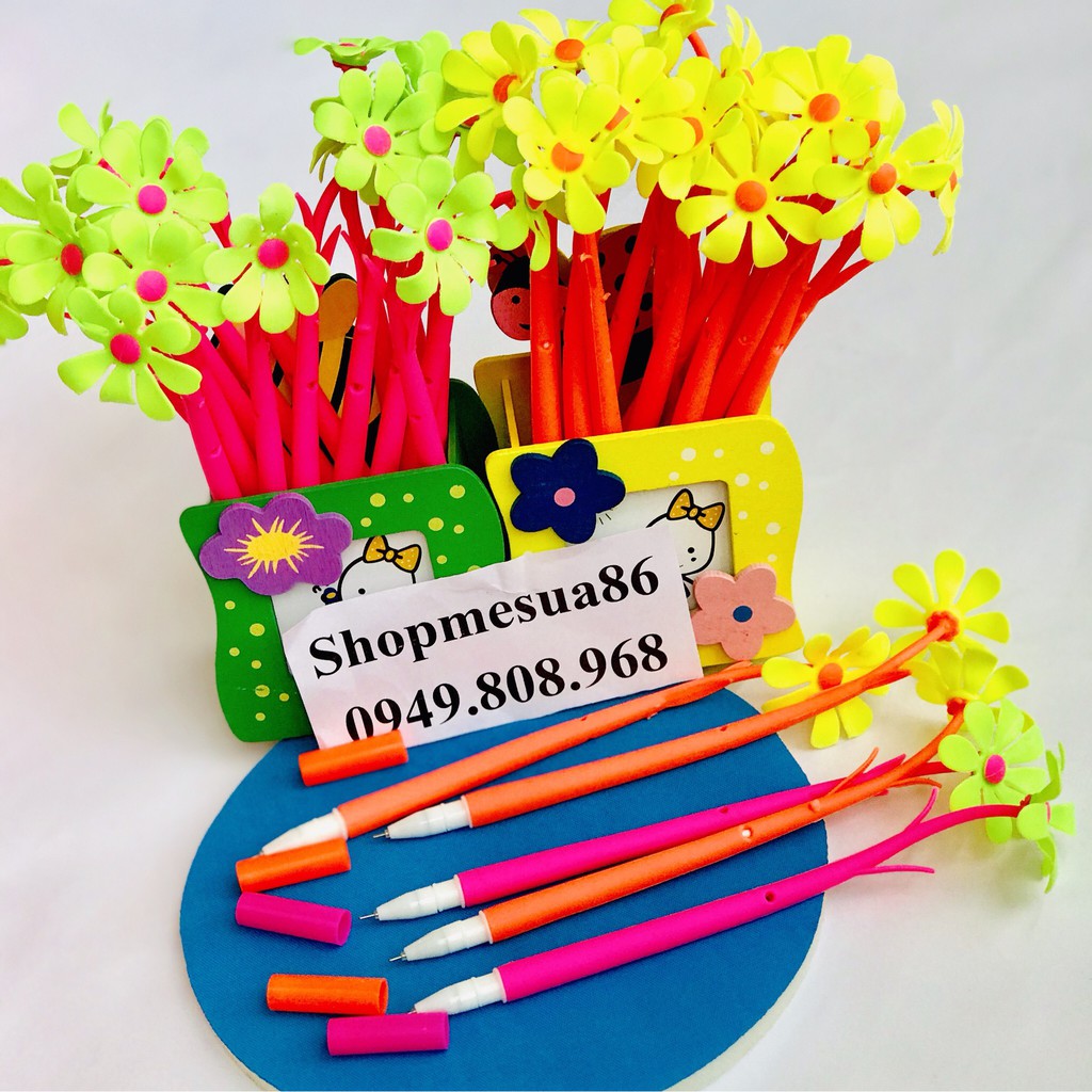 bút hoa nhiều màu,nhiều cánh, nét đậm cho bé yêu