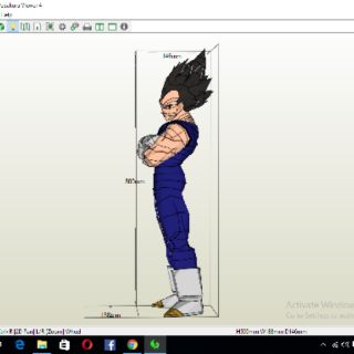 Mô hình giấy anime[Dragonball Z] VEGETA