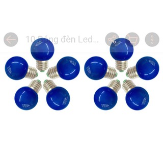 BÓNG LED CHANH NHIỀU MÀU ĐUI E27
