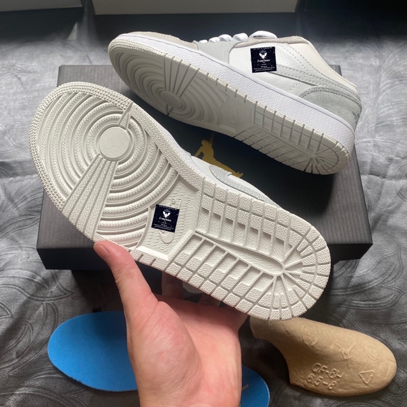 Giày Sneaker JD1 Low Paris S.Cấp Tặng kèm cattong bảo vệ, Tất - Hàng Trung CC