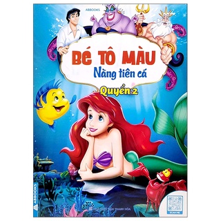 Sách bé tô màu nàng tiên cá - quyển 2