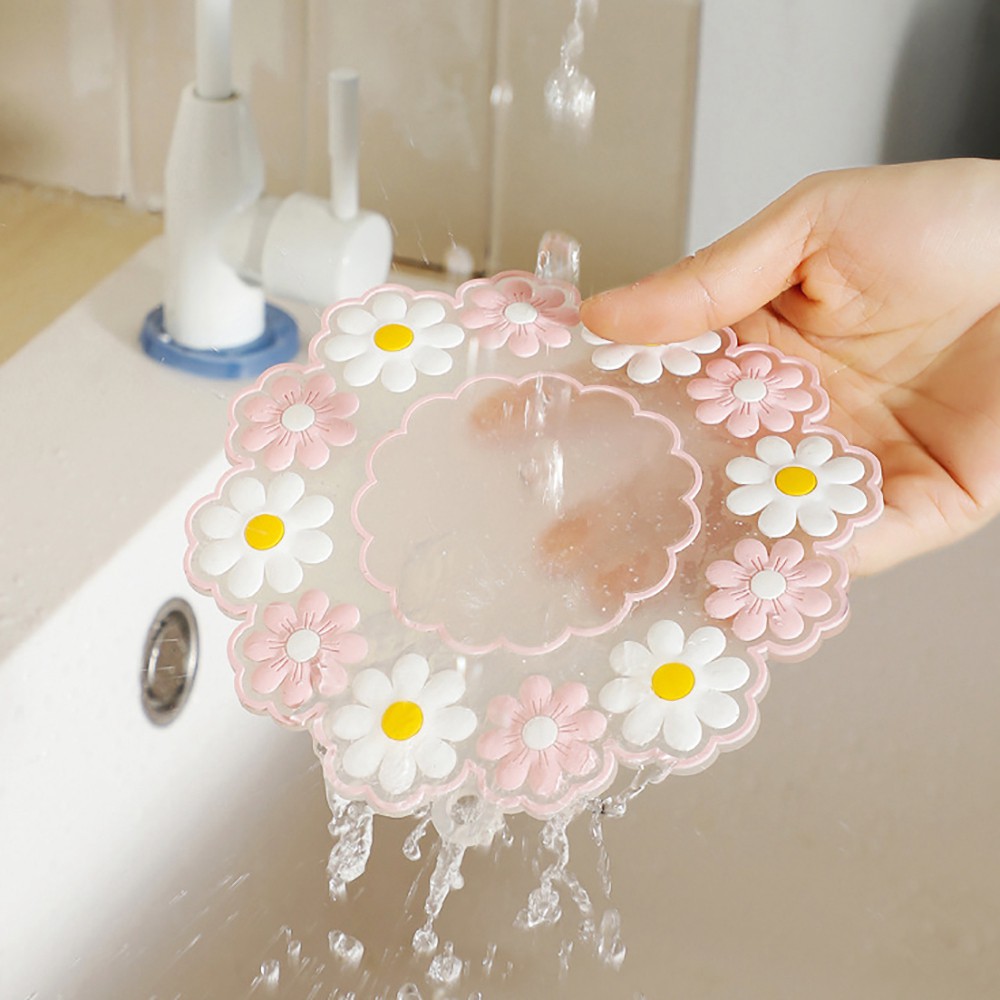 Miếng Lót Ly Silicon Chống Trượt Nhiều Màu