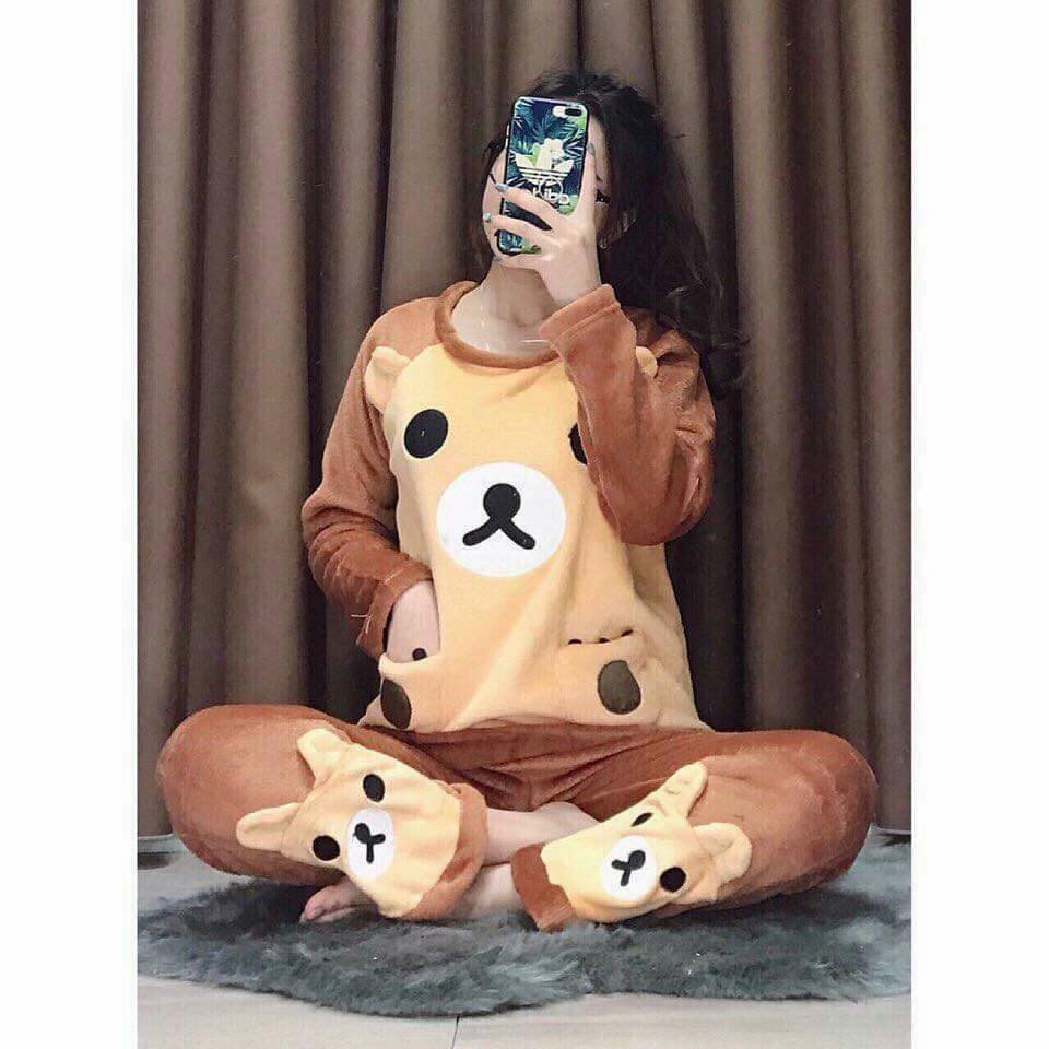 [Mã WARUN27 giảm 12k đơn 99k] ĐỒ BỘ NỮ HÌNH THÚ CHẤT BÔNG NHIỀU MẪU CUTE CÓ HÌNH THẬT | BigBuy360 - bigbuy360.vn