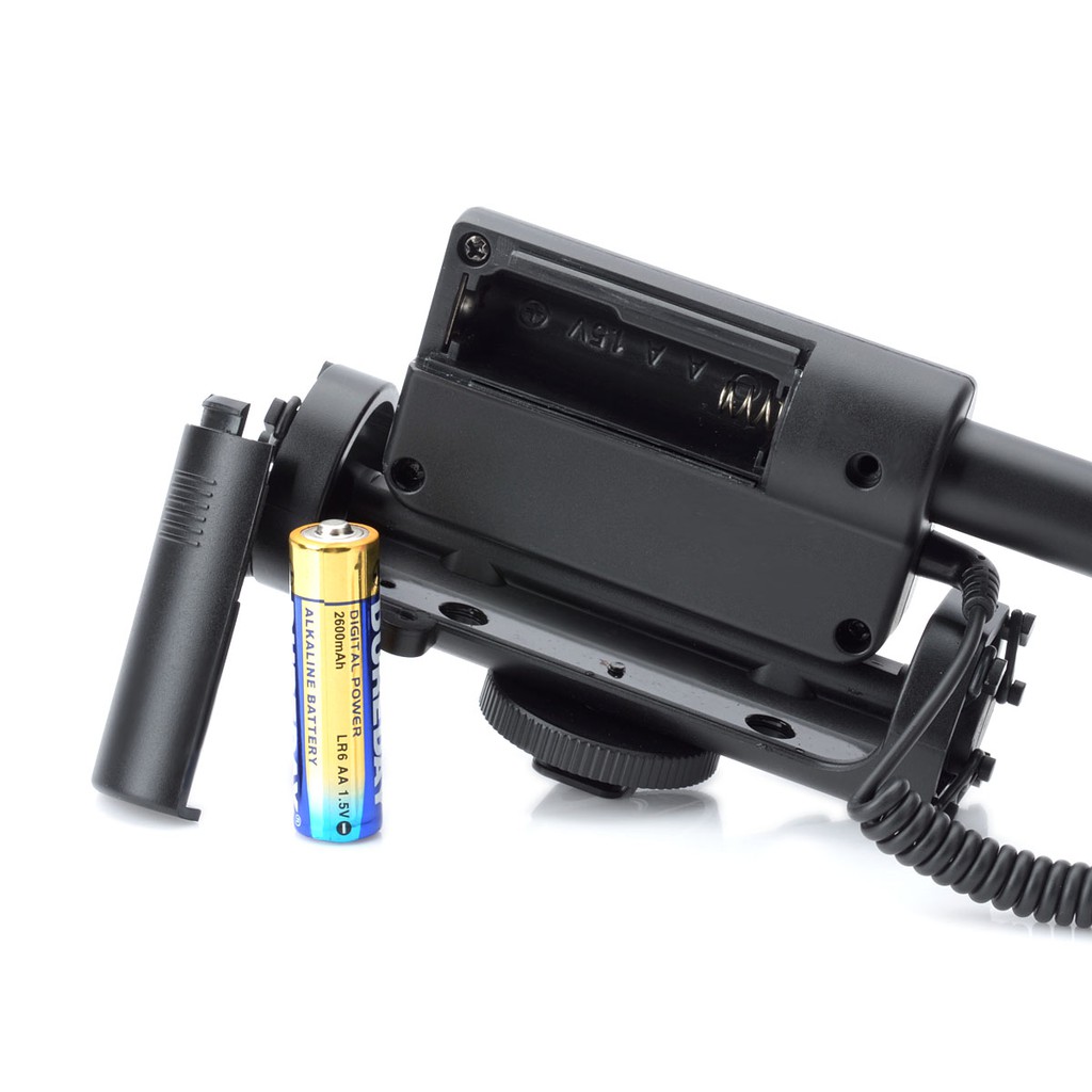 Micro TAKSTAR SGC-598 màu đen gắn máy quay DV / DSLR kèm pin AA