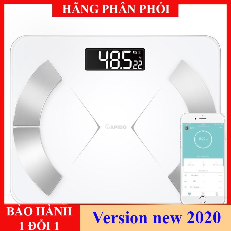 Flash sale - Cân phân tích cơ thể, Cân sức khỏe phân tích chỉ số - loại vuông, có bluetooth