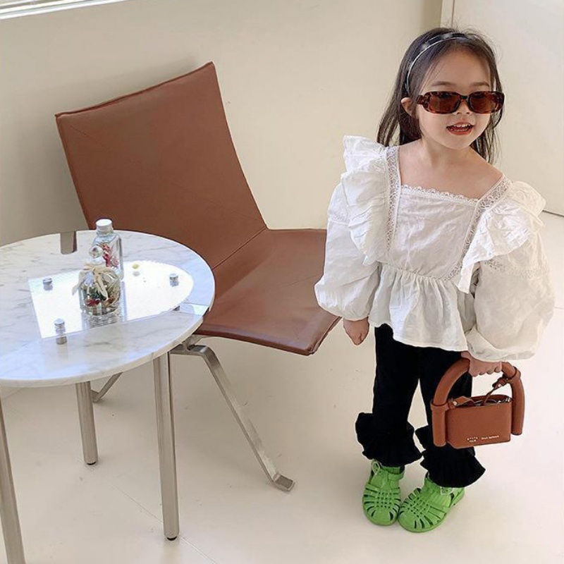 Quần Dài Ống Loe Phong Cách Hàn Quốc Cho Bé Gái