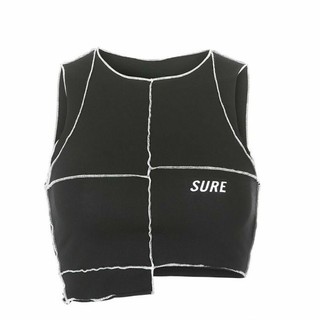 Áo Croptop Ba Lỗ khâu chỉ ngược thời trang