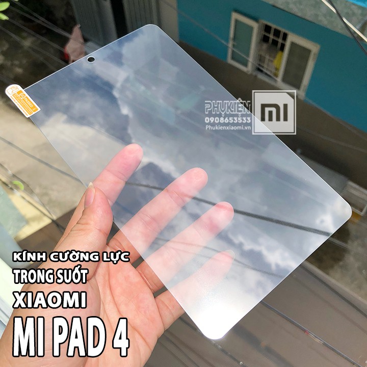 Kính cường lực cho Xiaomi Mi Pad 4 - Trong Suốt Full màn hình