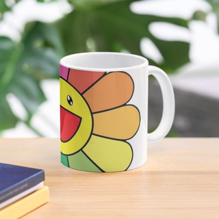 Cốc ly sứ in hình hoa mặt cười dễ thương