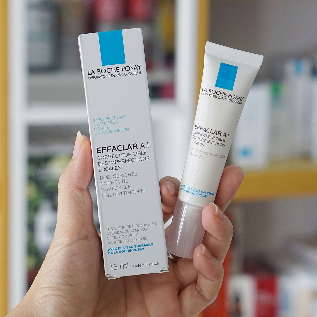 Kem giảm mụn sưng đỏ La Roche-Posay Effaclar A.I 15ml