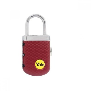Khóa tsa du lịch 3 số màu đỏ yale yp3/31/123/1b
