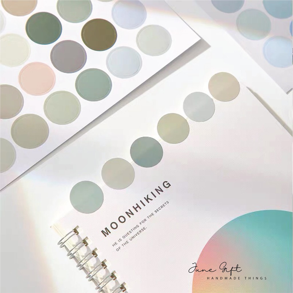 48 Miếng Dán Dot Hoạ Tiết Trang Trí Sổ