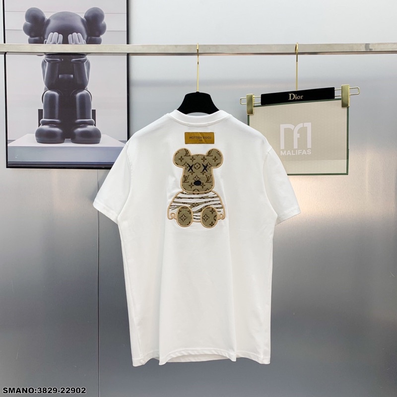 Áo Phông Nam  Vân Hoa Chữ thêu Cực Đẹp