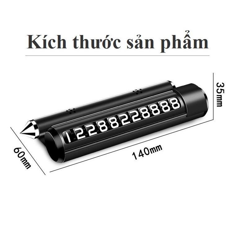 Hộp đặt số điện thoai trên ô tô có chức năng phá kính thoát hiểm kiêm giá đỡ điện thoại tiện lợi | BigBuy360 - bigbuy360.vn