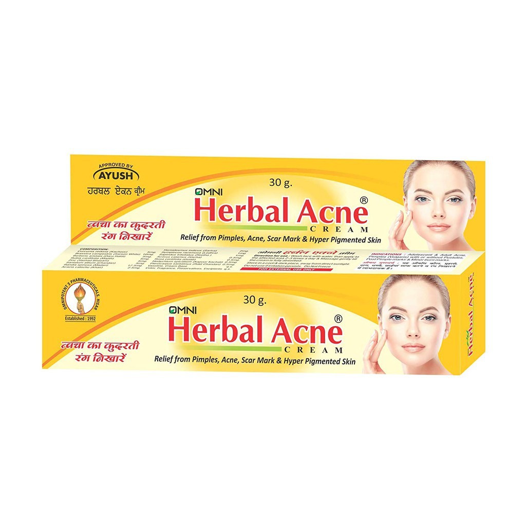 Kem giảm mụn Omni Herbal Acne