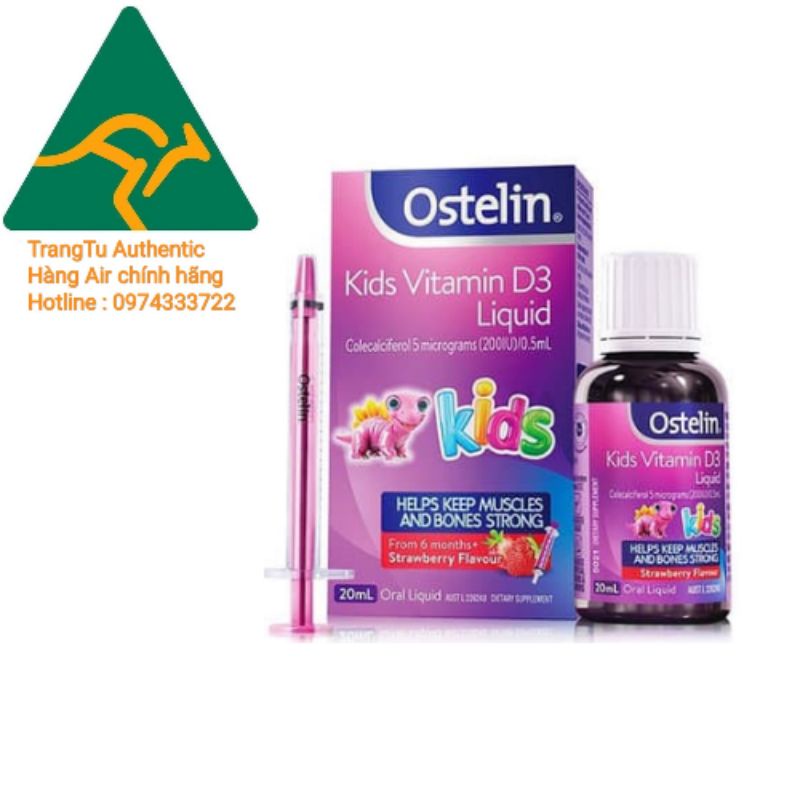 Vitamin D3 Ostelin Liquid 20ml