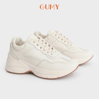 Giày thể thao nữ độn đế trắng A195
