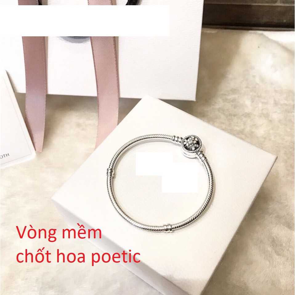 Vòng bạc mềm nhiều loại trụ - Bạc Thái s925 chuẩn