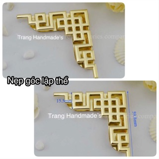 Nẹp góc túi- bìa sách