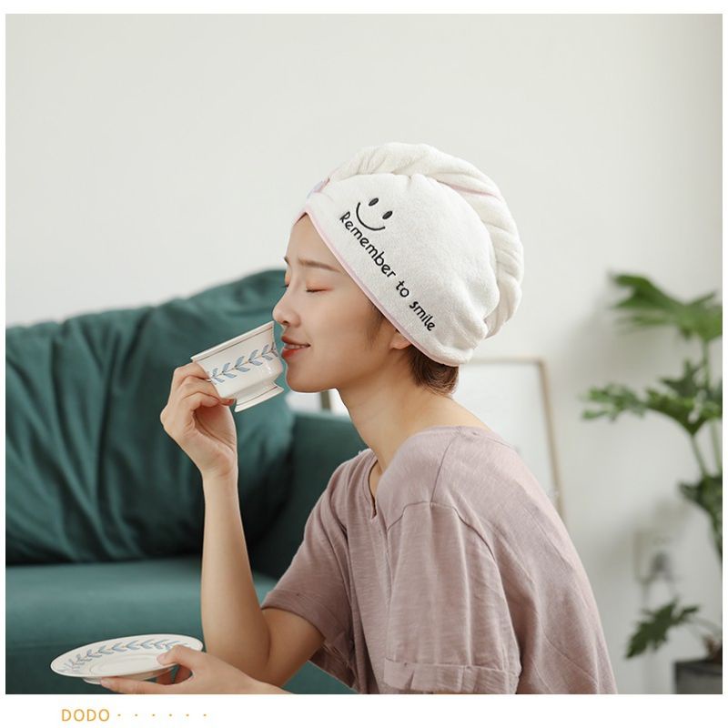 Khăn Ủ Tóc,Khăn Quấn Đầu Làm Khô Tóc