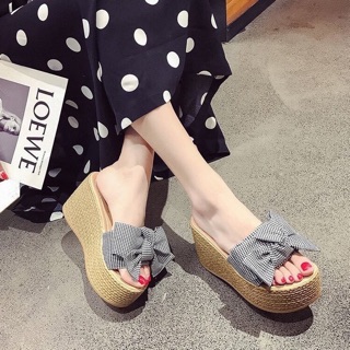 dép xuồng nơ