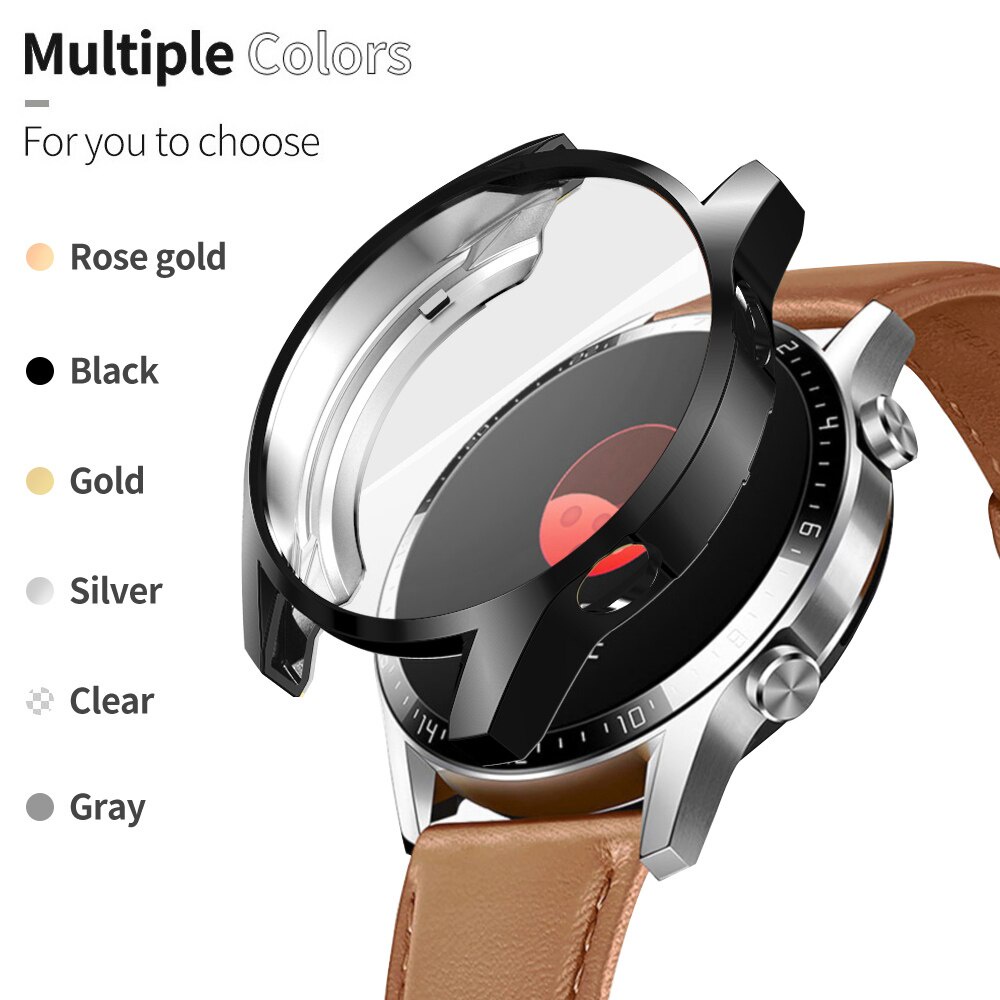 Ốp bảo vệ màn hình bằng tpu mềm chống trầy cho đồng hồ Huawei Watch GT3 46mm 42mm 2e GT2 GT Runner